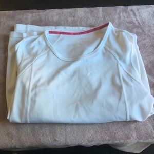 Exercise shirt long sleeve quick dry material